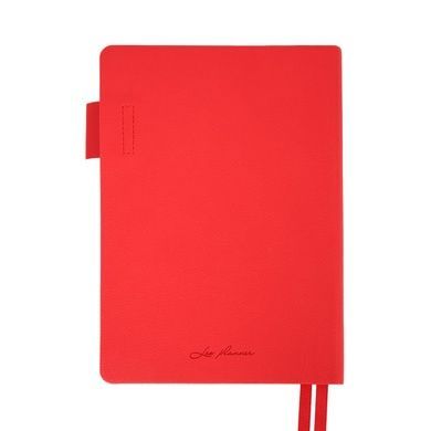 Щоденник-діловий записник А5 Leo Planner датований 2026 "Binario", м'який, червоний, 368 сторінок (252642) 252642 фото