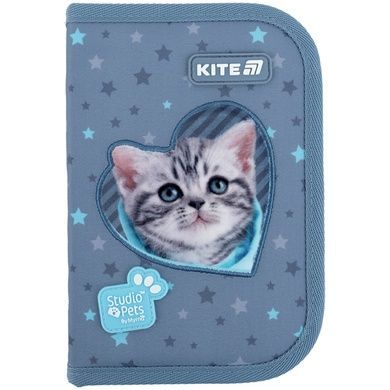 Пенал без наповнення Kite Studio Pets SP25-622-3, 1 відділення, 2 відворот SP25-622-3 фото