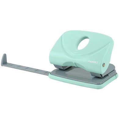 Дырокол для бумаги Axent Welle-2 3820-18-A, пластиковый, 20 листов, Pastelini, мятный 3820-18-a фото