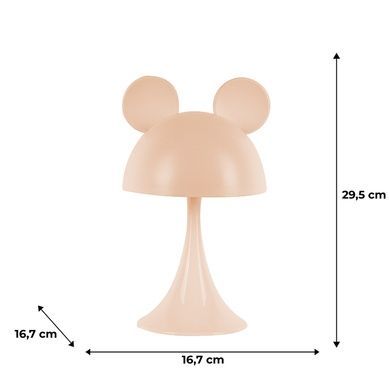 Світильник-нічник LED з акумулятором Simple Mouse Kite K25-317-2-4, персиковий K25-317-2-4 фото