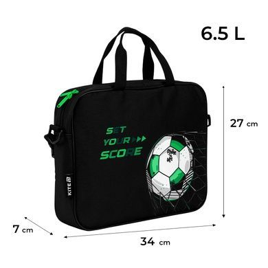 Шкільна текстильна сумка Kite Football K26-589-2 K26-589-2 фото
