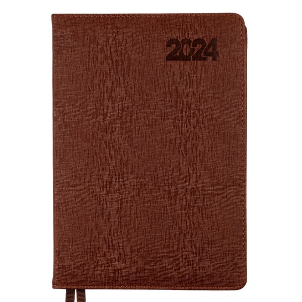 Ежедневник А5 Leo Planner датированный 2024 Escalada коричневый 252442 фото
