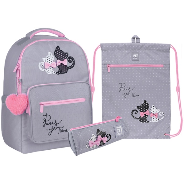 Набір рюкзак + пенал + сумка для взуття Kite 770M In Love SET_K22-770M-1 фото