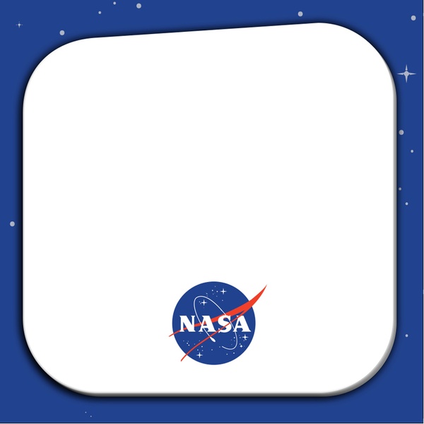 Блок бумаги с липким слоем Kite NASA NS22-298, 70х70 мм, 50 листов NS22-298 фото
