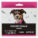 Крейда кольорова Kite Dogs Jumbo K22-073, 6 кольорів K22-073 фото 1