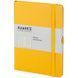Книга записна Axent Partner Prime 8305-08-A, A5, 145x210 мм, 96 аркушів, клітинка, тверда обкладинка, жовта 8305-08-A фото 3