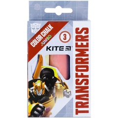 Мел цветной Kite Jumbo Transformers TF21-077, 3 цвета