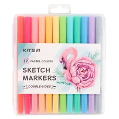 Скетч маркеры Kite Pastel K22-045, 12 цветов