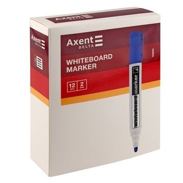 Маркер Axent Delta Whiteboard D2800-01, 2 мм, круглий чорний D2800-01 фото