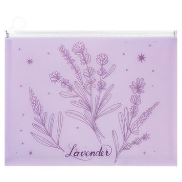 Папка на молнии zip-lock А4+ Lavender-2 1497-37-A фото