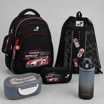 Шкільний набір Kite Education Speed Racer SET_K26-763S-2 5в1 SET_K26-763S-2 фото