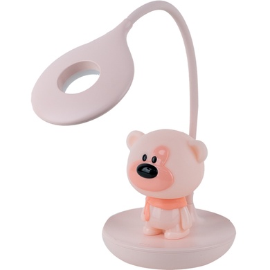 Настольная лампа LED с аккумулятором Bear Kite K24-492-2-2, розовый K24-492-2-2 фото
