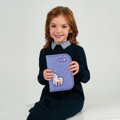 Пенал без наповнення Kite My Little Pony LP25-622, 1 відділення, 2 відворот LP25-622 фото