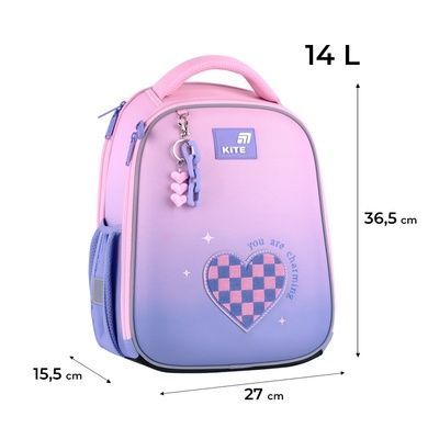 Рюкзак школьный каркасный Kite Education Charming K26-555S-4 3в1 K26-555S-4set фото