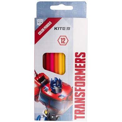 Олівці кольорові Kite Transformers TF21-051, 12 кольорів TF21-051 фото
