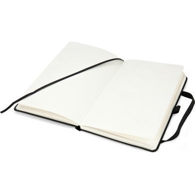 Книга записна Axent Partner 8306-01-A, A5-, 125x195 мм, 96 аркушів, крапка, тверда обкладинка, чорна 8306-01-A фото
