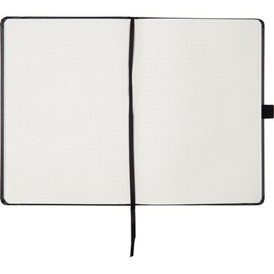 Книга записна Axent Partner 8306-01-A, A5-, 125x195 мм, 96 аркушів, крапка, тверда обкладинка, чорна 8306-01-A фото