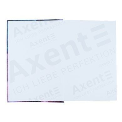 Книга записна Axent Flora 8423-25-A, А4, 192 аркуша, клітинка, фіолетова 8423-25-A фото
