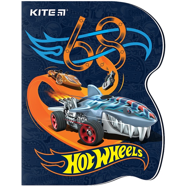 Блокнот Kite Hot Wheels HW24-223, А6, 60 аркушів, клітинка HW24-223 фото