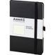Книга записна Axent Partner 8306-01-A, A5-, 125x195 мм, 96 аркушів, крапка, тверда обкладинка, чорна 8306-01-A фото 2