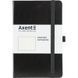 Книга записна Axent Partner 8306-01-A, A5-, 125x195 мм, 96 аркушів, крапка, тверда обкладинка, чорна 8306-01-A фото 1