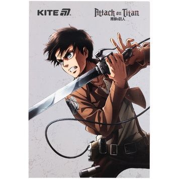 Блокнот-планшет Kite Attack on Titan AT25-194, A5, 50 аркушів, клітинка AT25-194 фото