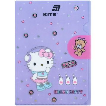 Папка-куточок з клапаном Kite Hello Kitty HK25-248-5, A4 HK25-248-5 фото