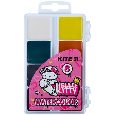 Фарби акварельні Kite Hello Kitty HK21-065, 8 кольорів HK21-065 фото