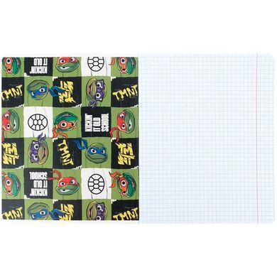 Зошит шкільний Kite Ninjia Turtles NT26-236, 18 аркушів, клітинка NT26-236 фото