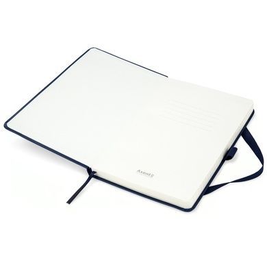 Книга записна Axent Partner 8308-02-A, A5-, 125x195 мм, 96 аркушів, лінія, тверда обкладинка, темно-синя 8308-02-A фото
