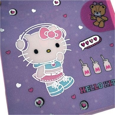 Папка-куточок з клапаном Kite Hello Kitty HK25-248-5, A4 HK25-248-5 фото