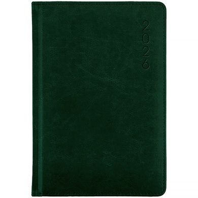 Щоденник 2026 Classic Lux, 145*210, слп/т темно зелений 8844-26-5-a фото