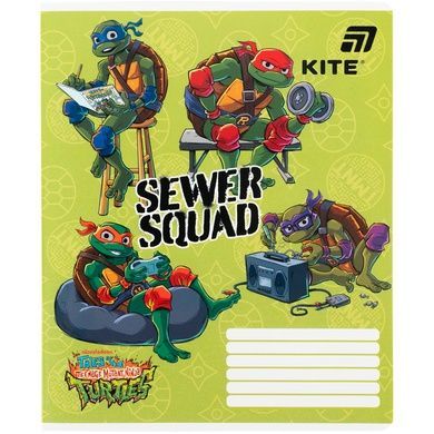 Зошит шкільний Kite Ninjia Turtles NT26-236, 18 аркушів, клітинка NT26-236 фото
