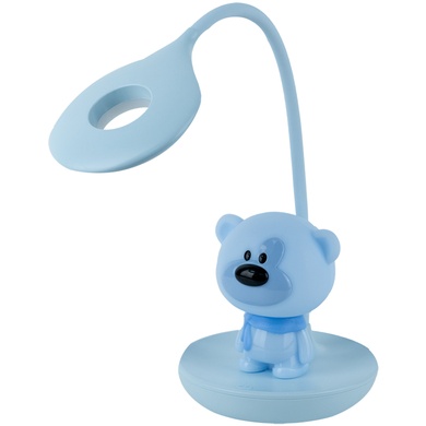 Настольная лампа LED с аккумулятором Bear Kite K24-492-2-3, голубой K24-492-2-3 фото