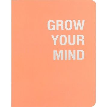 Книга записна Axent Motivation 8700-5-A, А5, 80 аркушів, клітинка, Grow your mind 8700-5-A фото