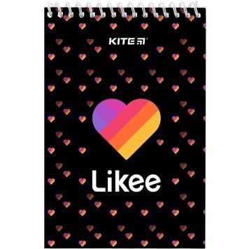 Блокнот на спіралі Kite Likee LK22-196, А6, 48 аркушів, нелінований LK22-196 фото