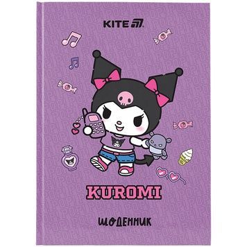 Щоденник шкільний Kite Kuromi HK25-262-3, тверда обкладинка HK25-262-3 фото