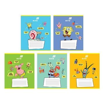 Зошит шкільний Kite Sponge Bob SB26-232, 12 аркушів, клітинка SB26-234 фото