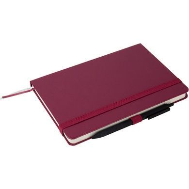 Книга записна Axent Partner 8201-46-A, A5-, 125x195 мм, 96 аркушів, клітинка, тверда обкладинка, винна 8201-46-A фото