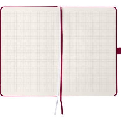 Книга записна Axent Partner 8201-46-A, A5-, 125x195 мм, 96 аркушів, клітинка, тверда обкладинка, винна 8201-46-A фото