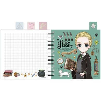 Блокнот з розділювачами на спіралі Harry Potter HP26-278, 80 аркушів, клітинка, пластикова обкладинка HP26-278 фото