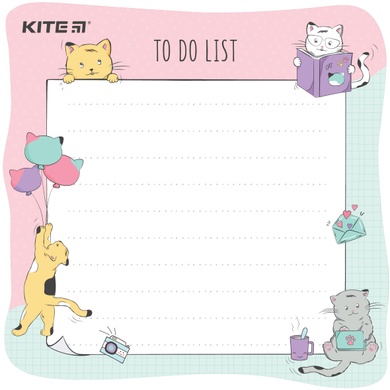Планер настінний To do list Kite Cats K22-472-2, А5 K22-472-2 фото