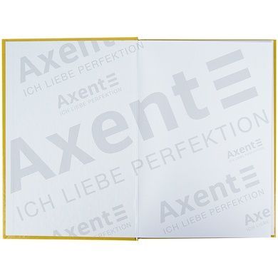 Книга записна Axent Courage 8422-552-A, А4, 96 аркушів, клітинка, жовта 8422-552-A фото