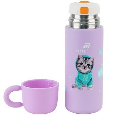 Термос Kite Studio Pets SP25-312, 480 мл, фіолетовий SP25-312 фото