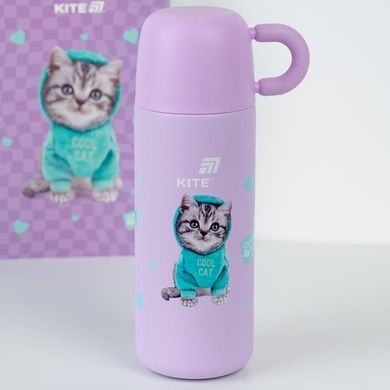 Термос Kite Studio Pets SP25-312, 480 мл, фіолетовий SP25-312 фото