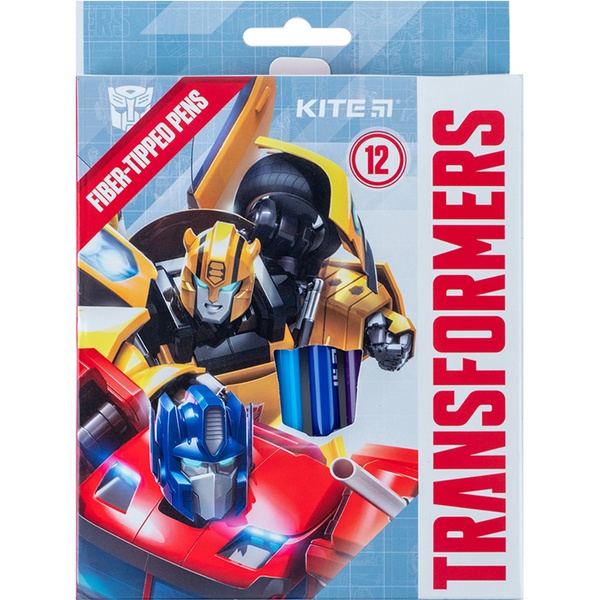 Фломастеры Kite Transformers TF24-447, 12 цветов TF24-447 фото