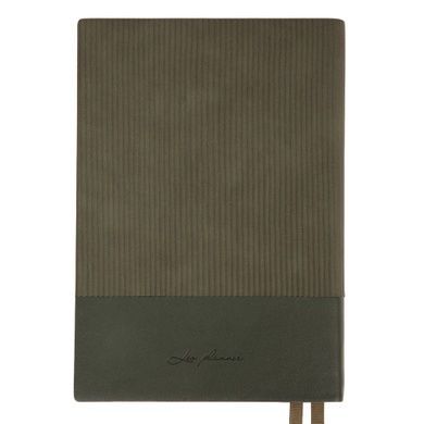 Щоденник-діловий записник А5 Leo Planner датований 2026 "Velvet", м'який, темно-зелений, 368 сторінок (252637) 252637 фото