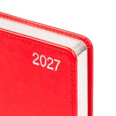 Ежедневник Leo Planner City А6 датированный 2027 твердый красный 352 страницы 252762 фото