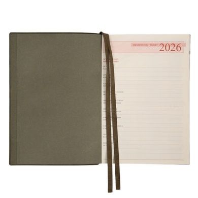 Щоденник-діловий записник А5 Leo Planner датований 2026 "Velvet", м'який, темно-зелений, 368 сторінок (252637) 252637 фото