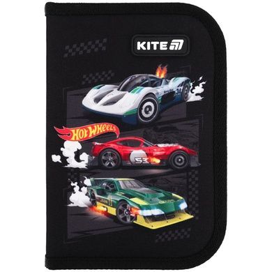 Пенал без наполнения Kite Hot Wheels HW25-622-1, 1 отделение, 2 отворот HW25-622-1 фото